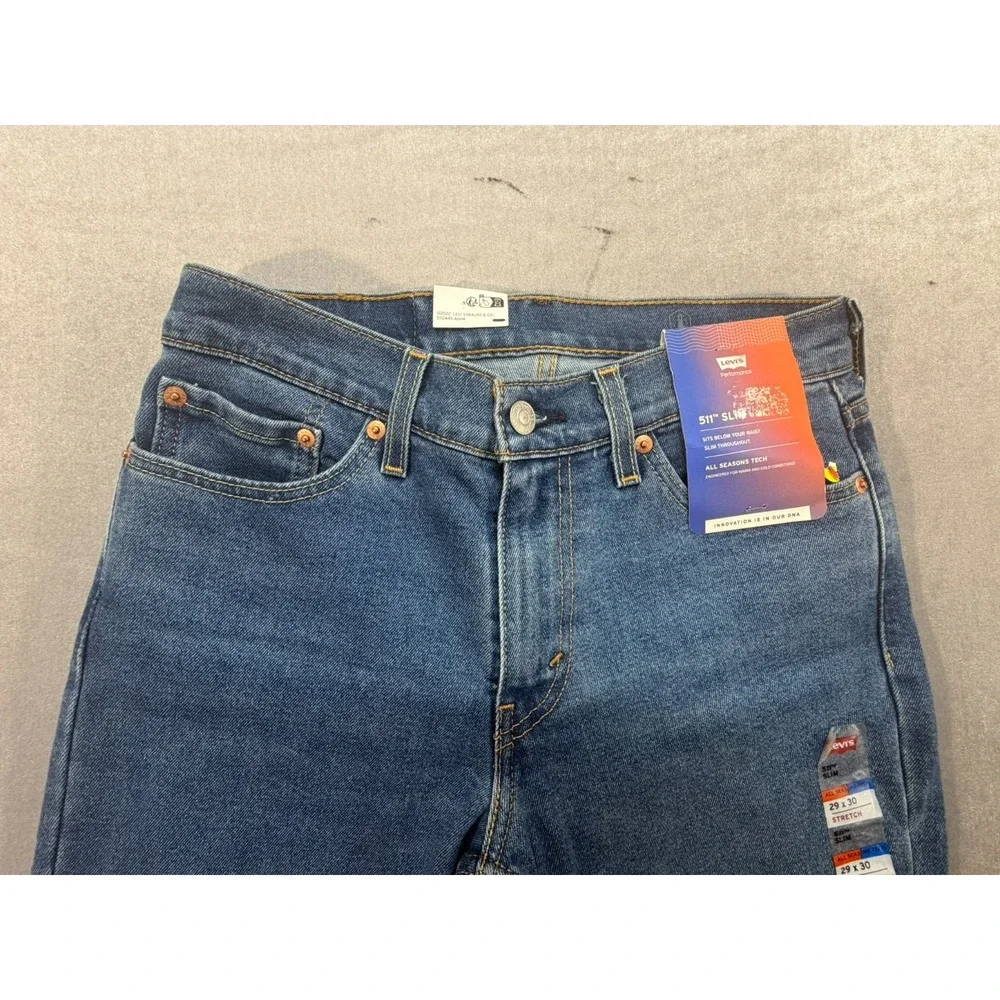 New Levi Performance 511 Slim Fit Jeans Size Size 29X30